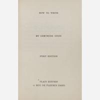 [Literature] Stein, Gertrude Group of 7 First Editions