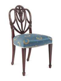 A Set of Ten English Mahogany Dining Chairs