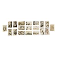 [Native Americana]. A collection of real photo postcards and photos featuring Native American content.