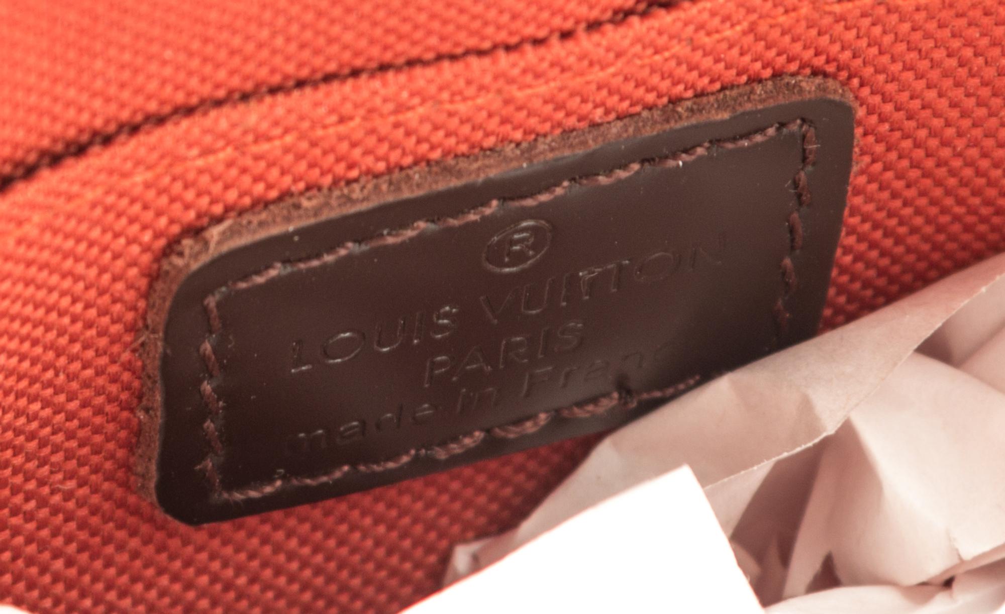 A Louis Vuitton Damier Ebene Small Bowler Bag, 9" x 6" x 5".