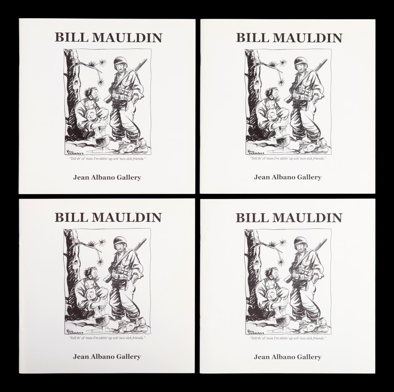 (Cartoon Art) MAULDIN, Bill (1921-2003). A group of 11 Bill Mauldin Items; comprising: