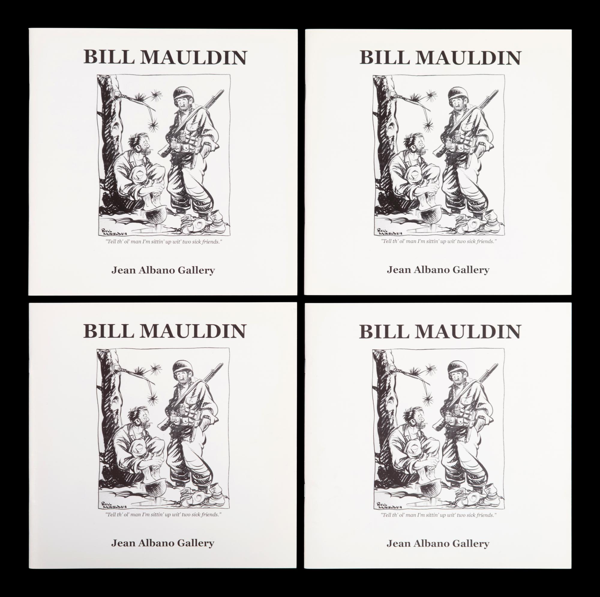 (Cartoon Art) MAULDIN, Bill (1921-2003). A group of 11 Bill Mauldin Items; comprising: