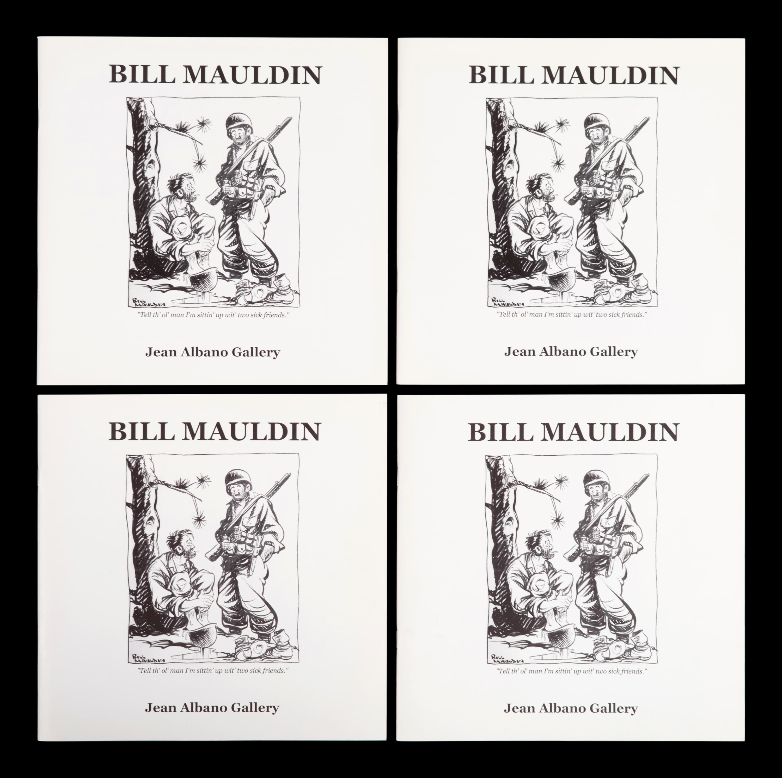(Cartoon Art) MAULDIN, Bill (1921-2003). A group of 11 Bill Mauldin Items; comprising:
