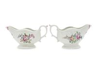 A Pair of Liverpool Porcelain Sauceboats