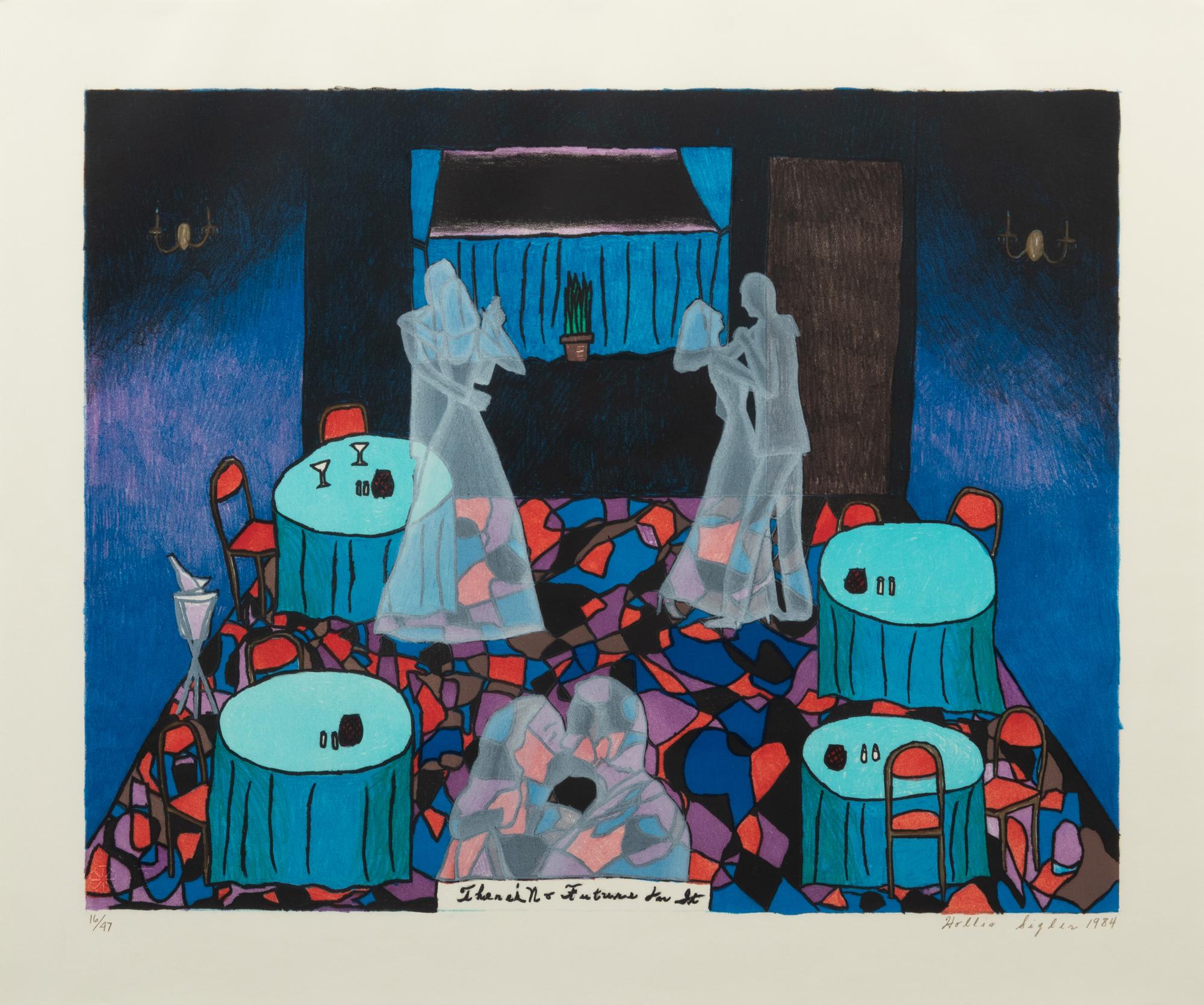 There is No Future for It and Expect the Unexpected (a pair of prints), 1984 and 1994-95