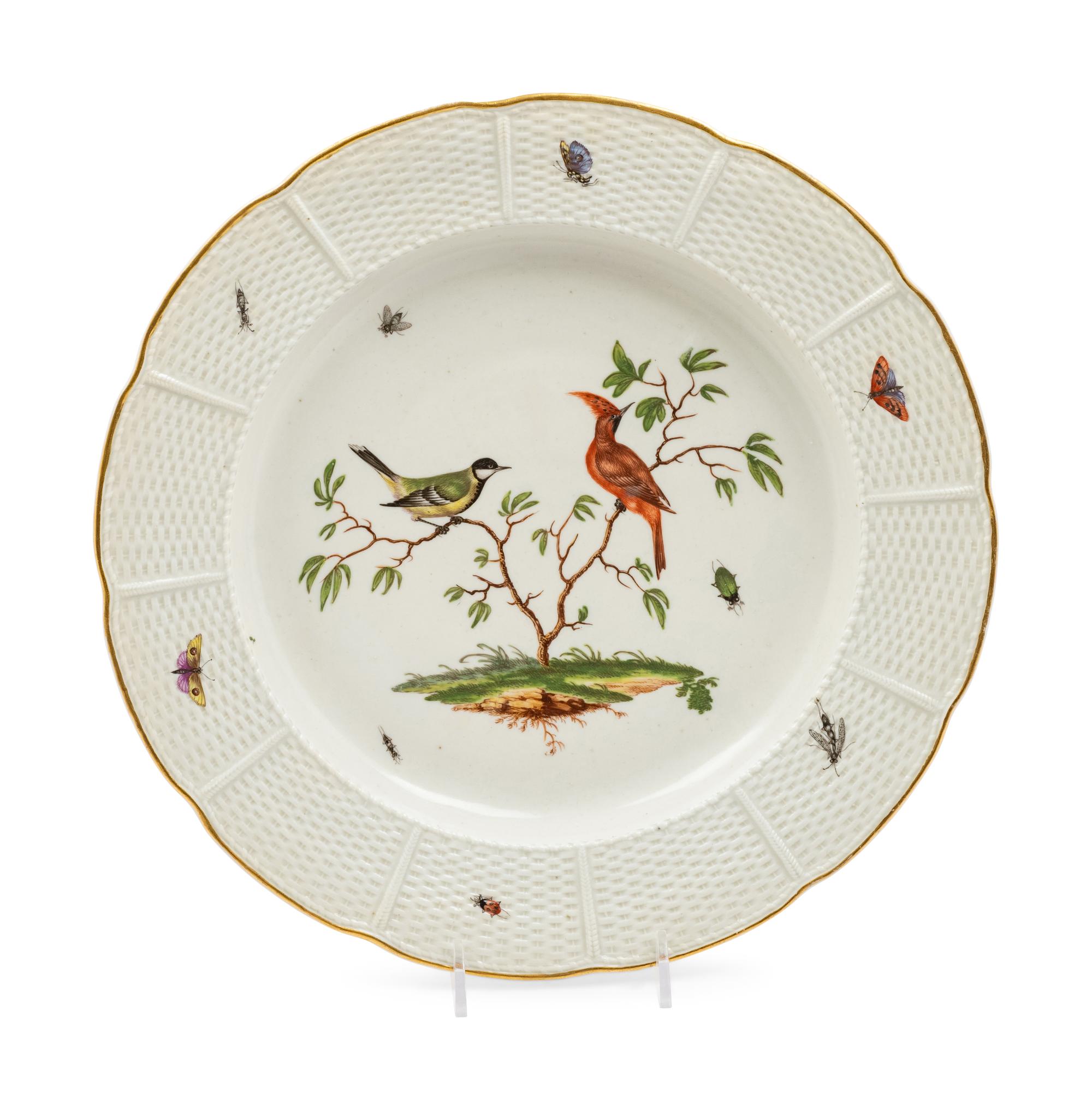 A Set of Ludwigsburg Porcelain Plates
