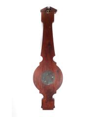 An English Mahogany Wheel Barometer