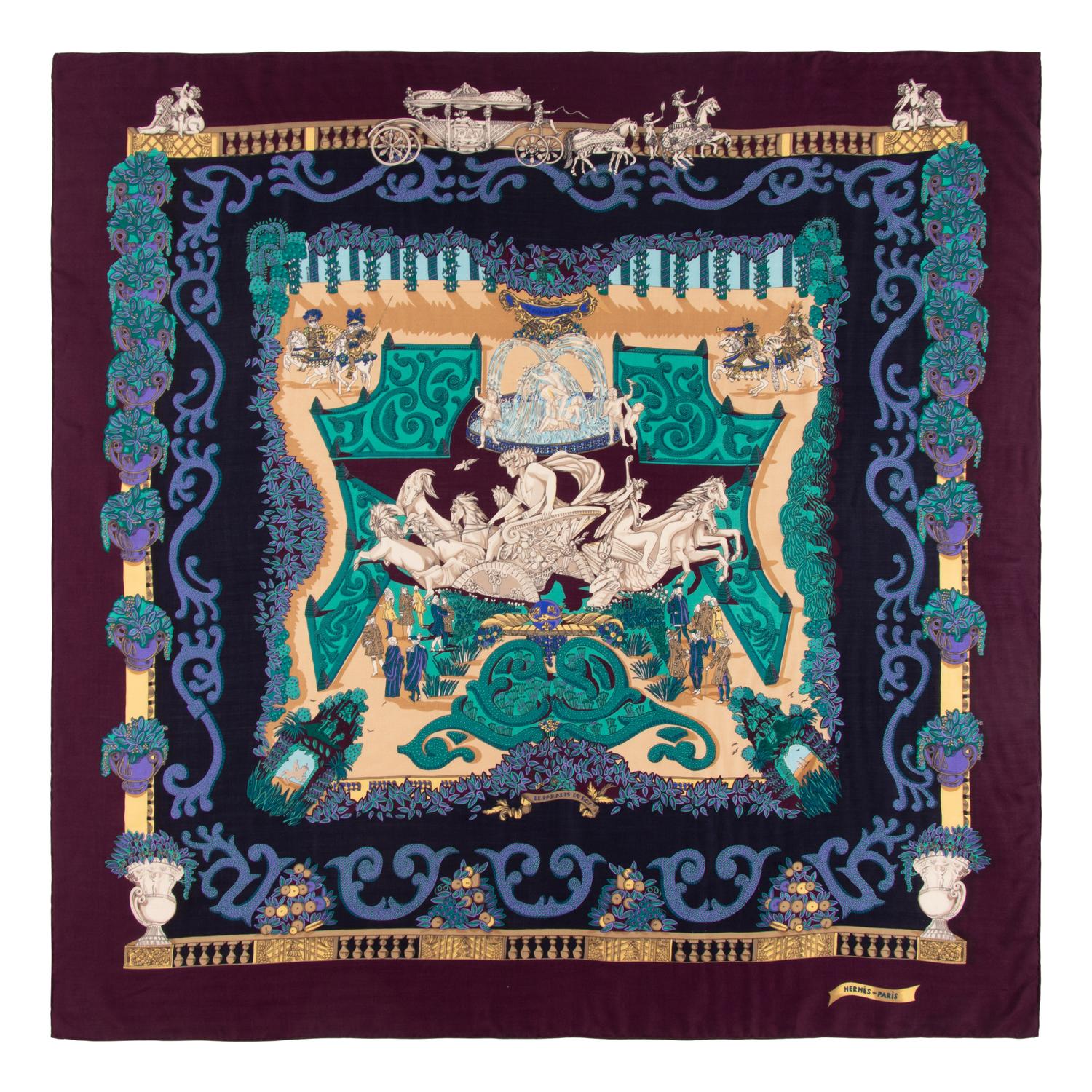 Hermès 140cm Cashmere/Silk Scarf