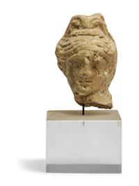 A Greek Terracotta Female Head