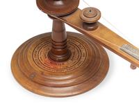 A Laing's Planetarium Orrery Model with Custom Red Painted Poplar Case