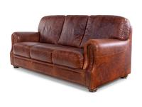 An Embossed Leather Upholstered Sofa