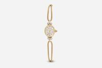 A Ladies 14K Yellow Gold and Diamond Watch by Tiffany & Co.