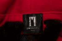 J. Mendel Cape With Looped Mink Trim