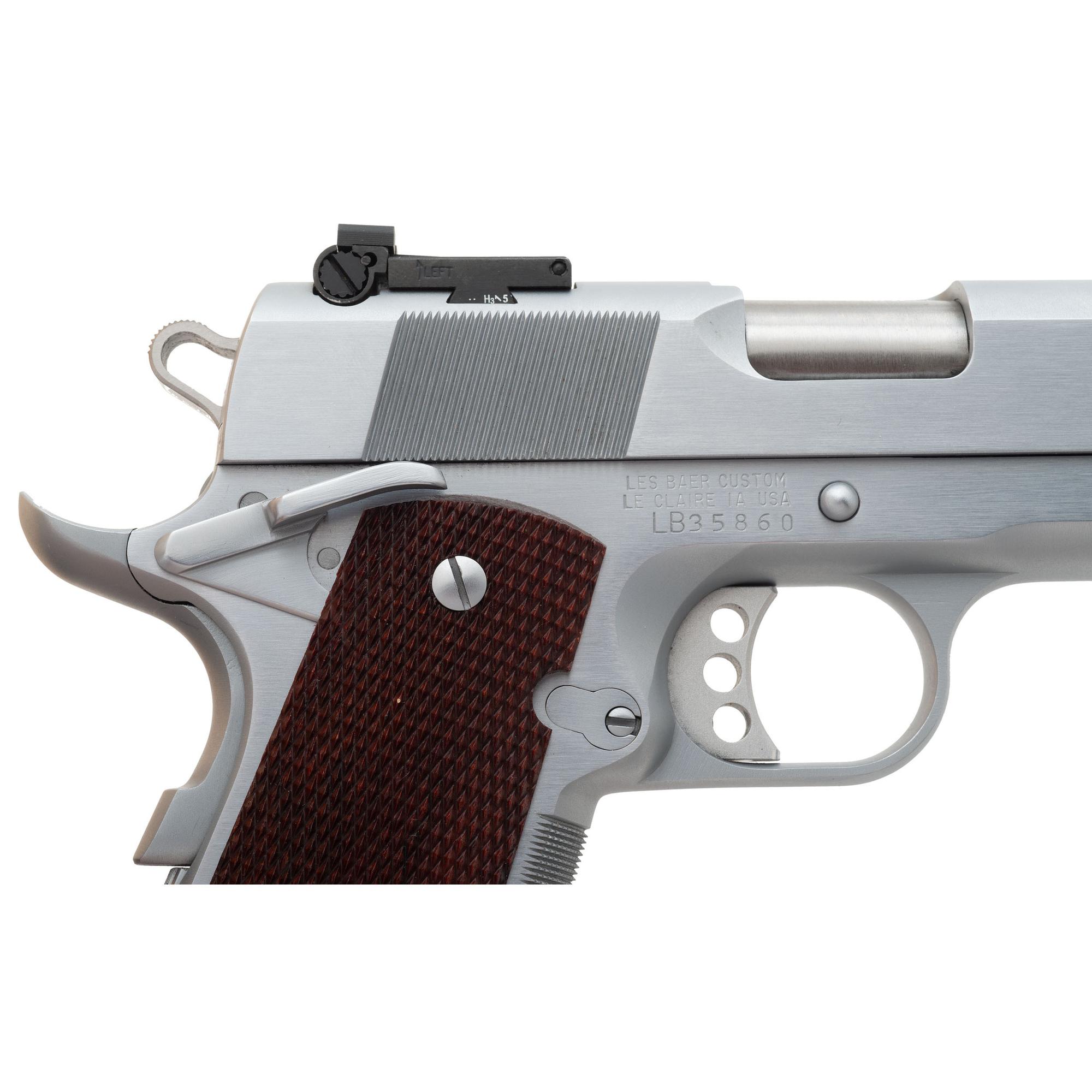 *Les Baer Chrome Monolith Stinger Pistol in Box