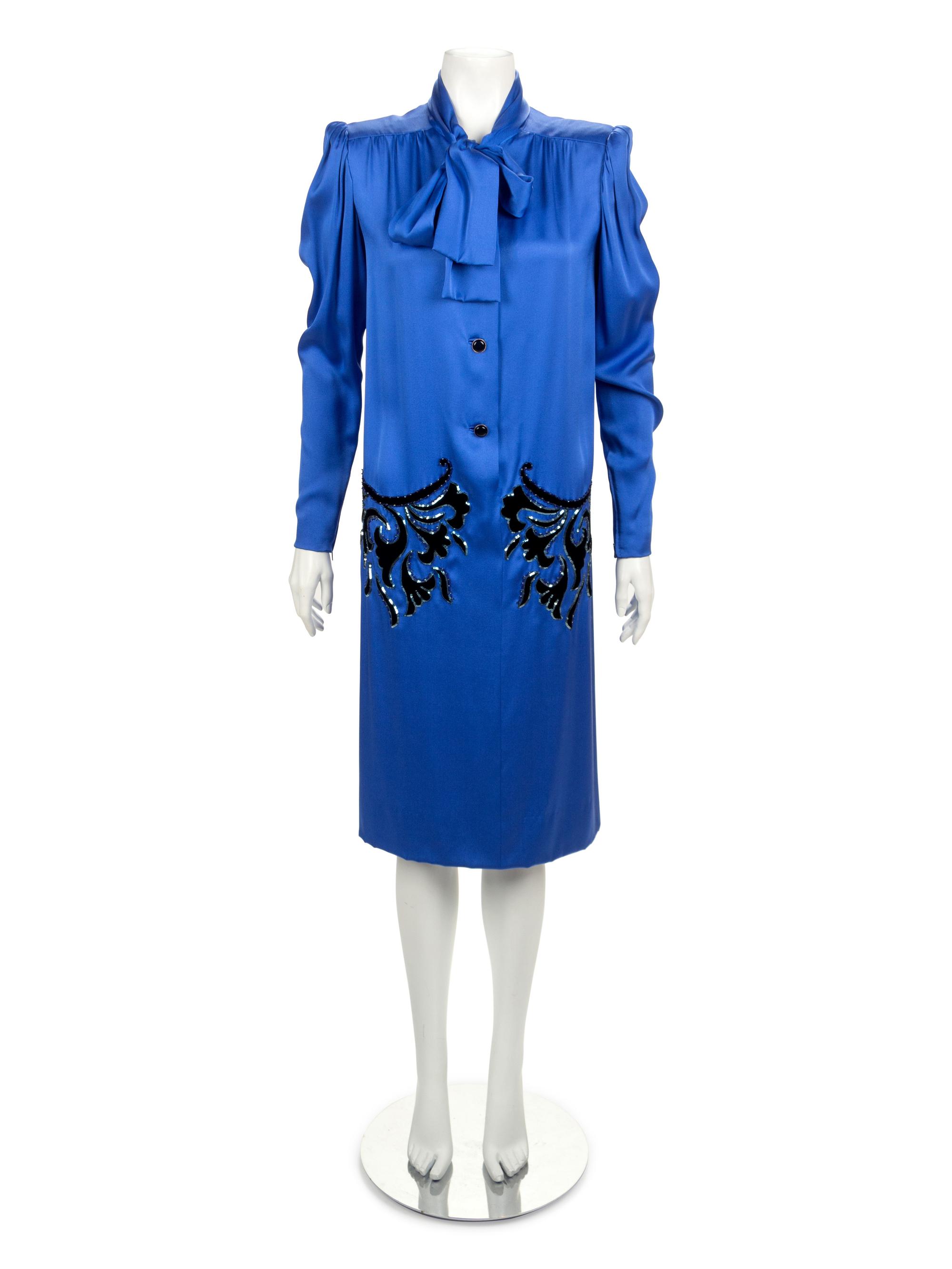Two Givenchy Dresses, 1980s — Sold to benefit the Art Acquisition Fund at the Indianapolis Museum of Art at Newfield.