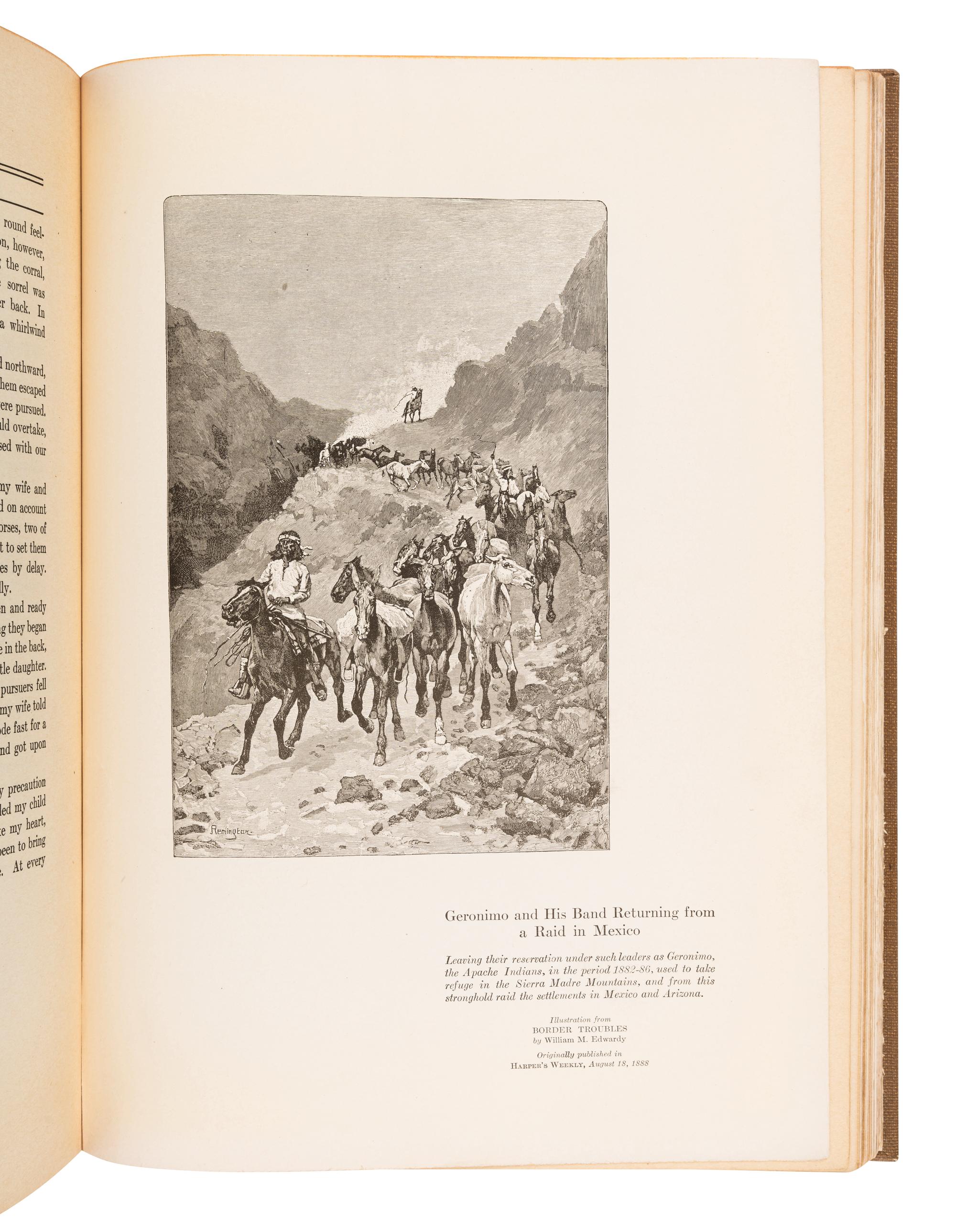 REMINGTON, Frederic (1861-1909), illustrator. -- GARLAND, Hamlin (1860-1940). The Book of the American Indian. New York and London: Harper & Brothers, 1923.
