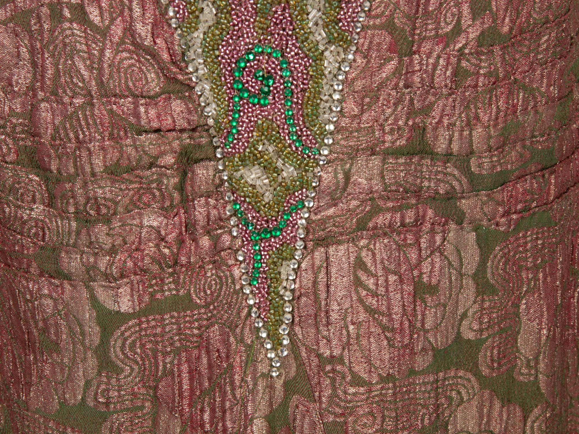 Jean Patou, Beaded Lamé Dress, 1920's
