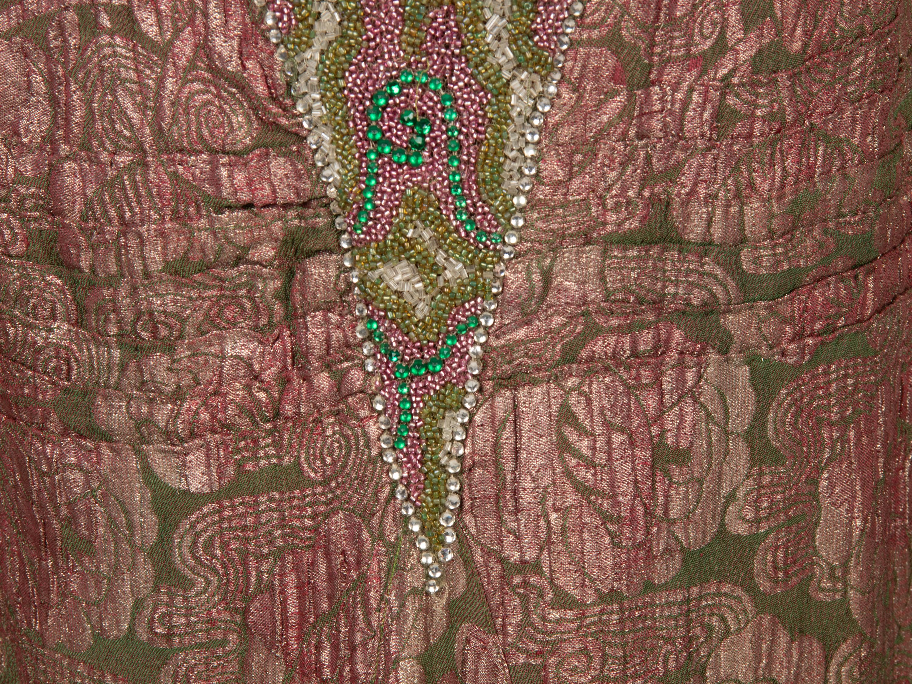 Jean Patou, Beaded Lamé Dress, 1920's