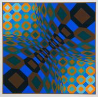 Victor Vasarely, (French/Hungarian, 1906-1997), So-Lo from Bach-Vasarely, 1973