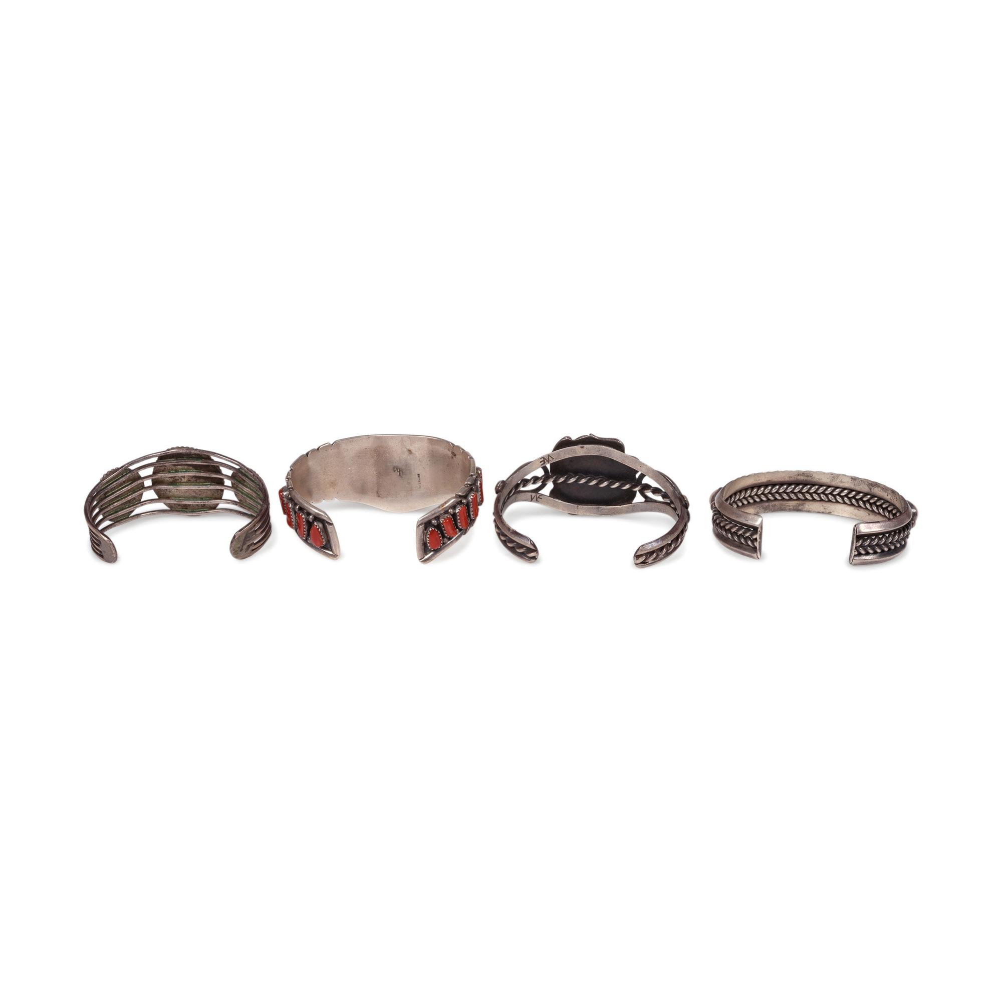 Navajo Silver Cuff Bracelets