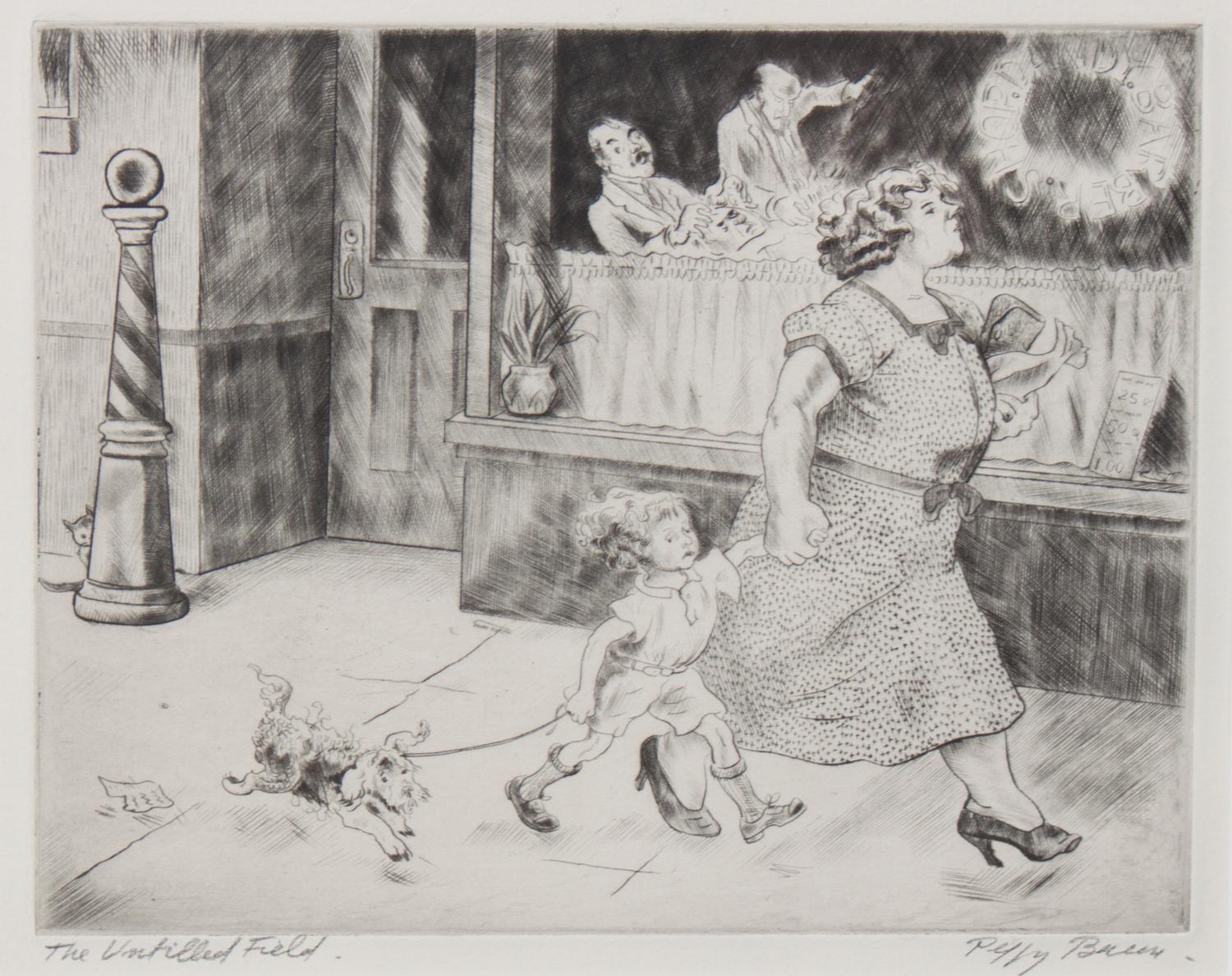 Peggy Bacon, (American, 1895-1987), The Untilled Field