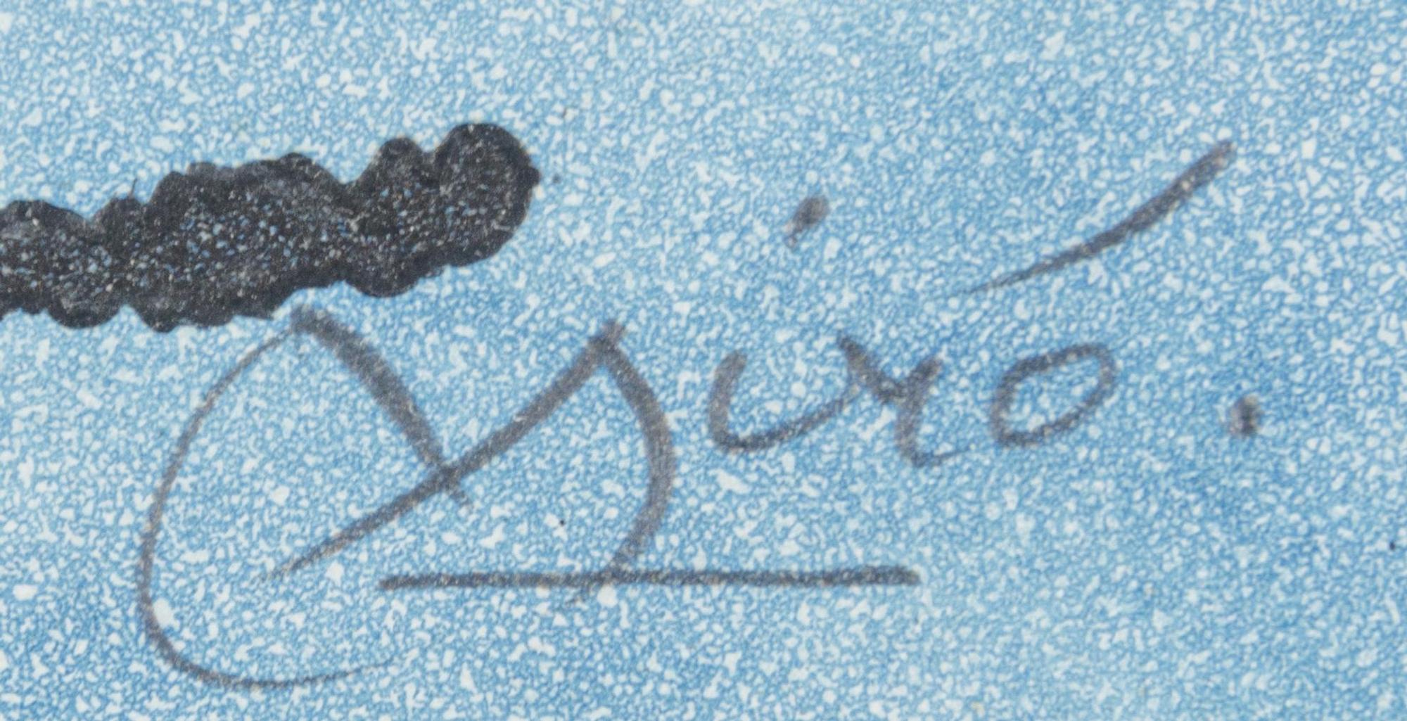 Greeting card from Joan Miro and Pilar Juncosa