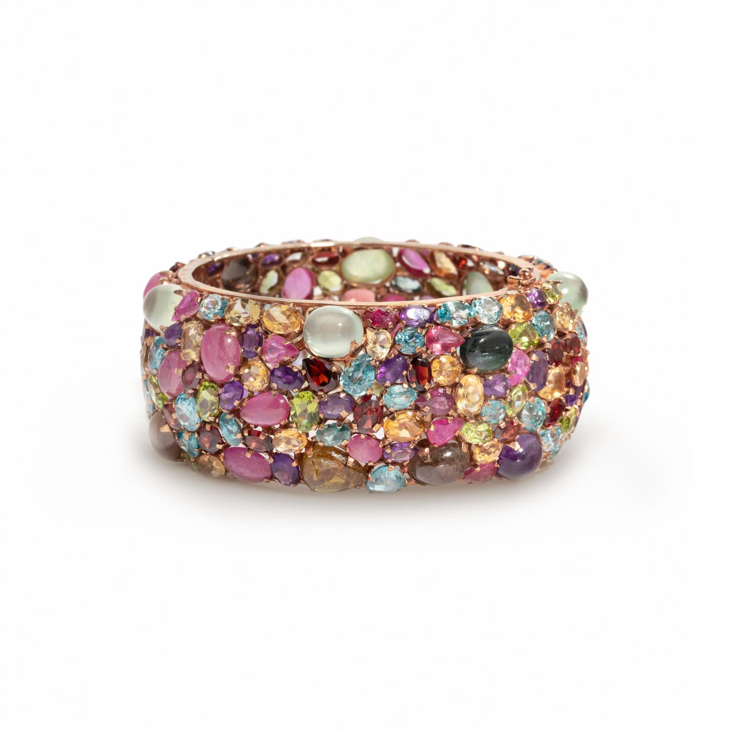 MULTIGEM BANGLE BRACELET