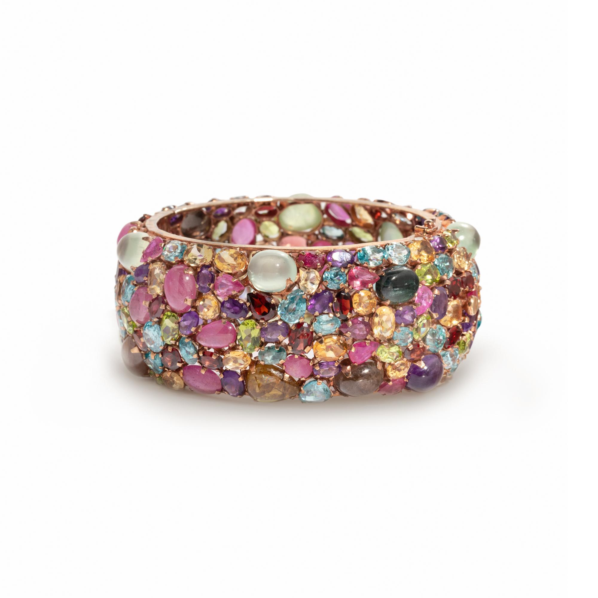 MULTIGEM BANGLE BRACELET
