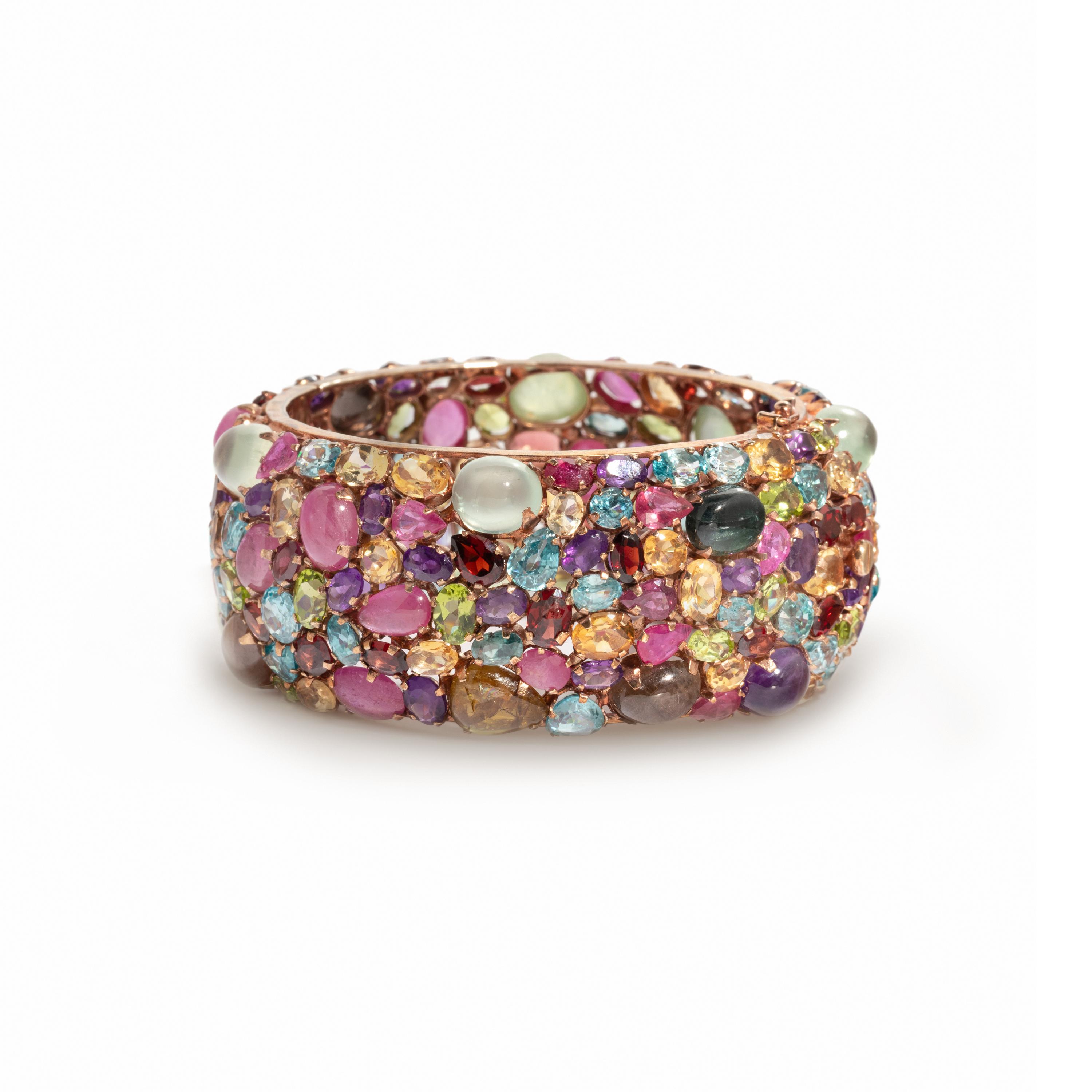 MULTIGEM BANGLE BRACELET