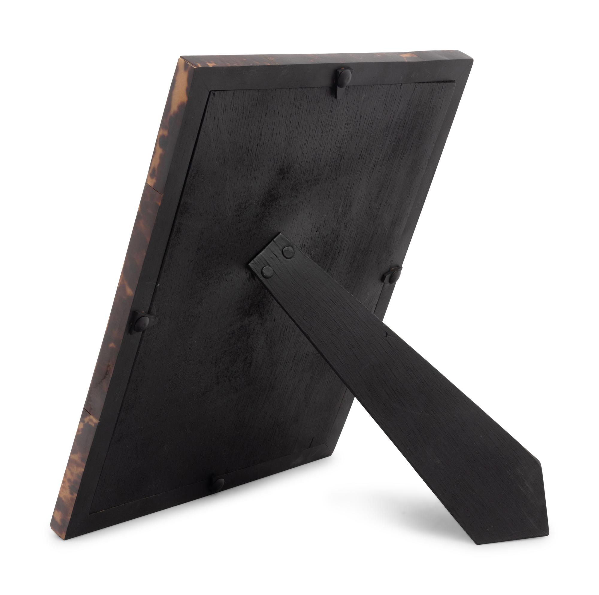 A Faux Tortoiseshell Veneered Frame