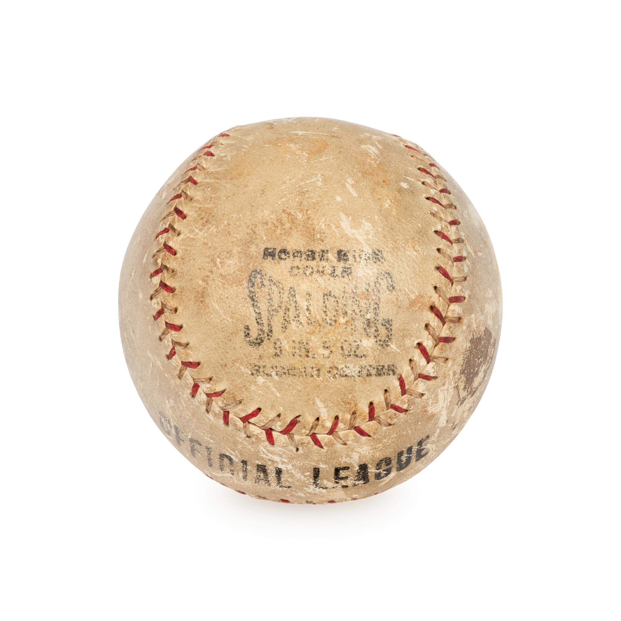 A Babe Ruth Single Signed Autograph Baseball (PSA LETTER)