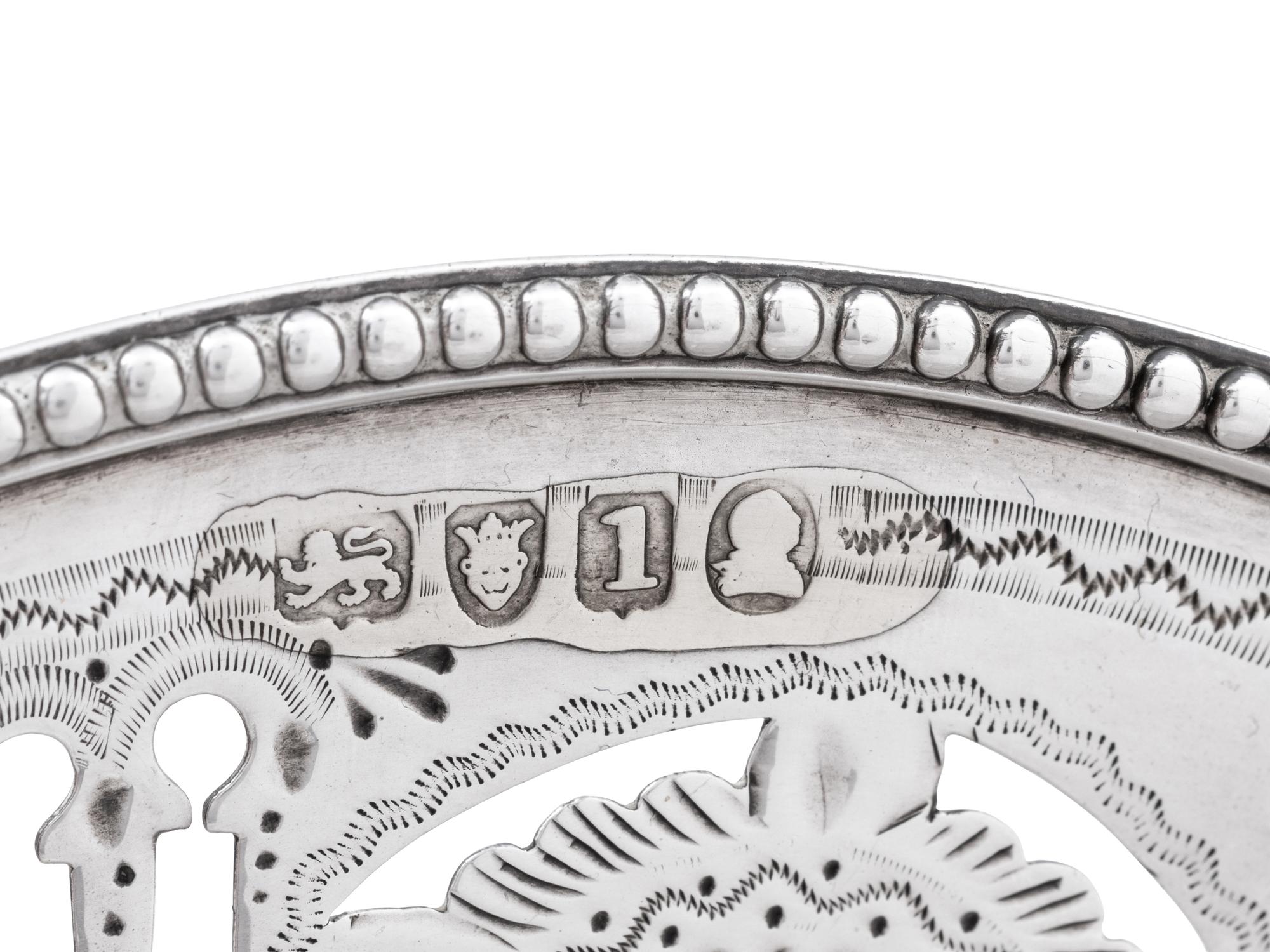 A George III Silver Flower Basket