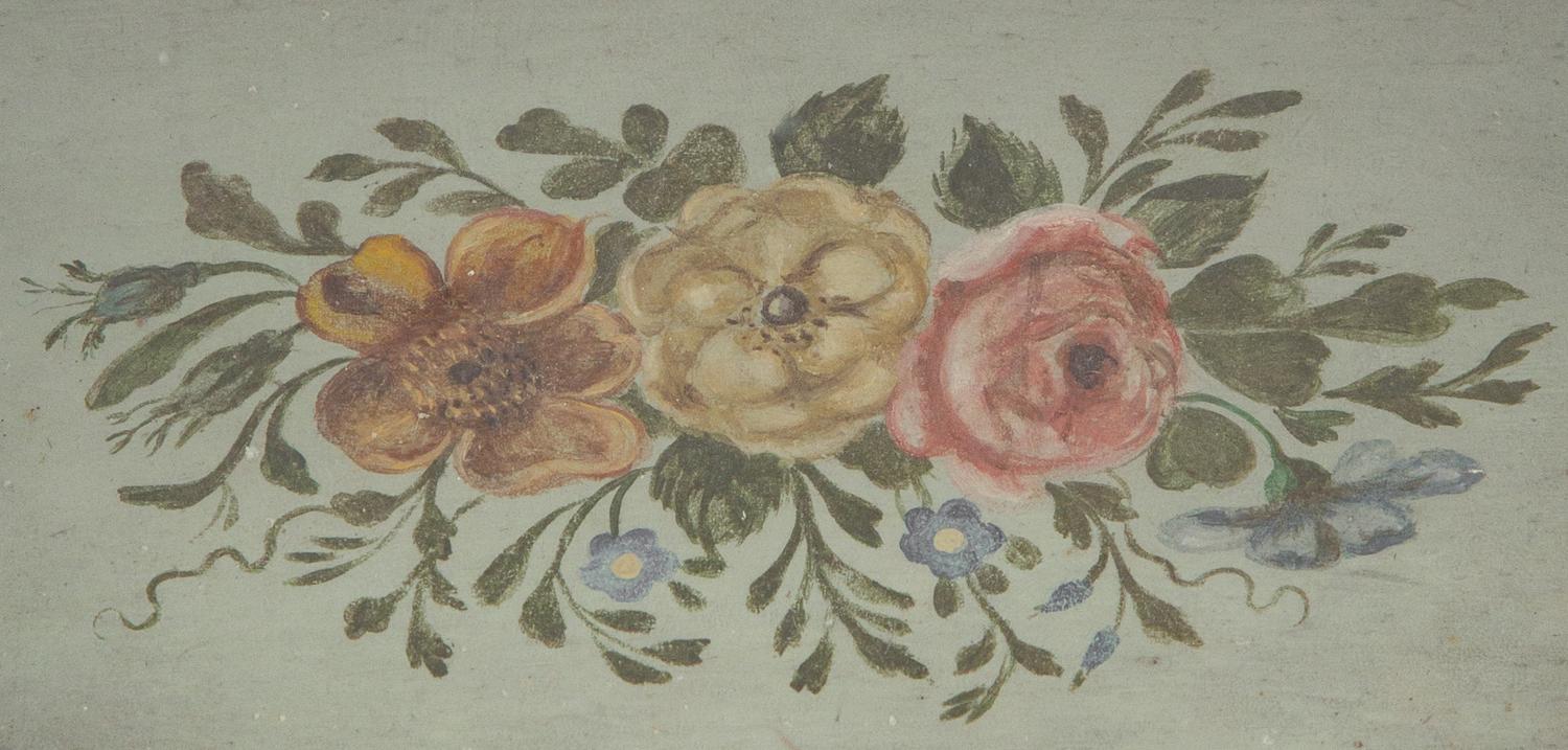 A Louis XV Painted Bracket Clock