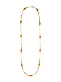 DAVID YURMAN, YELLOW GOLD AND CITRINE NECKLACE