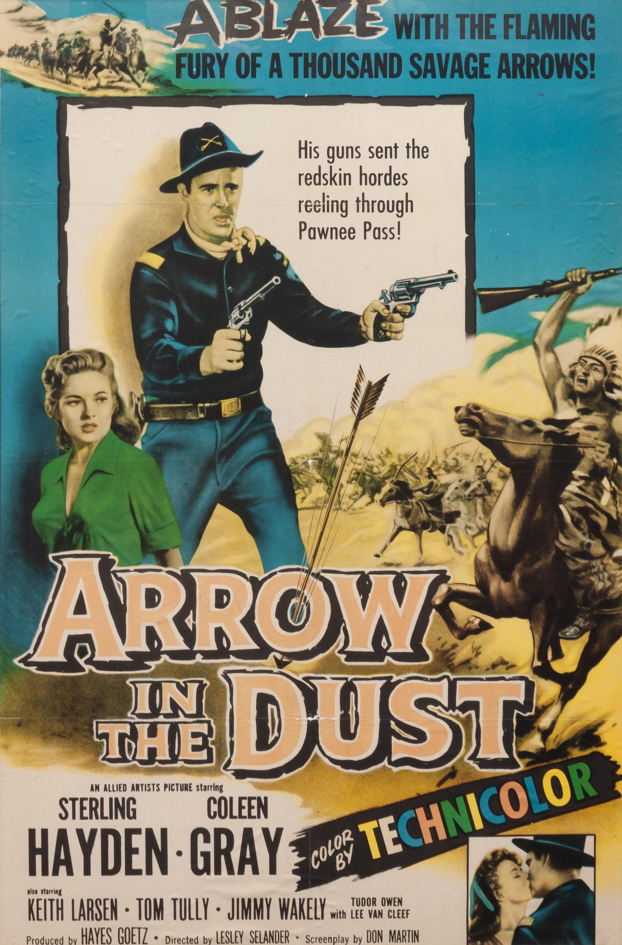 Vintage Movie Poster, An Arrow in the Dust