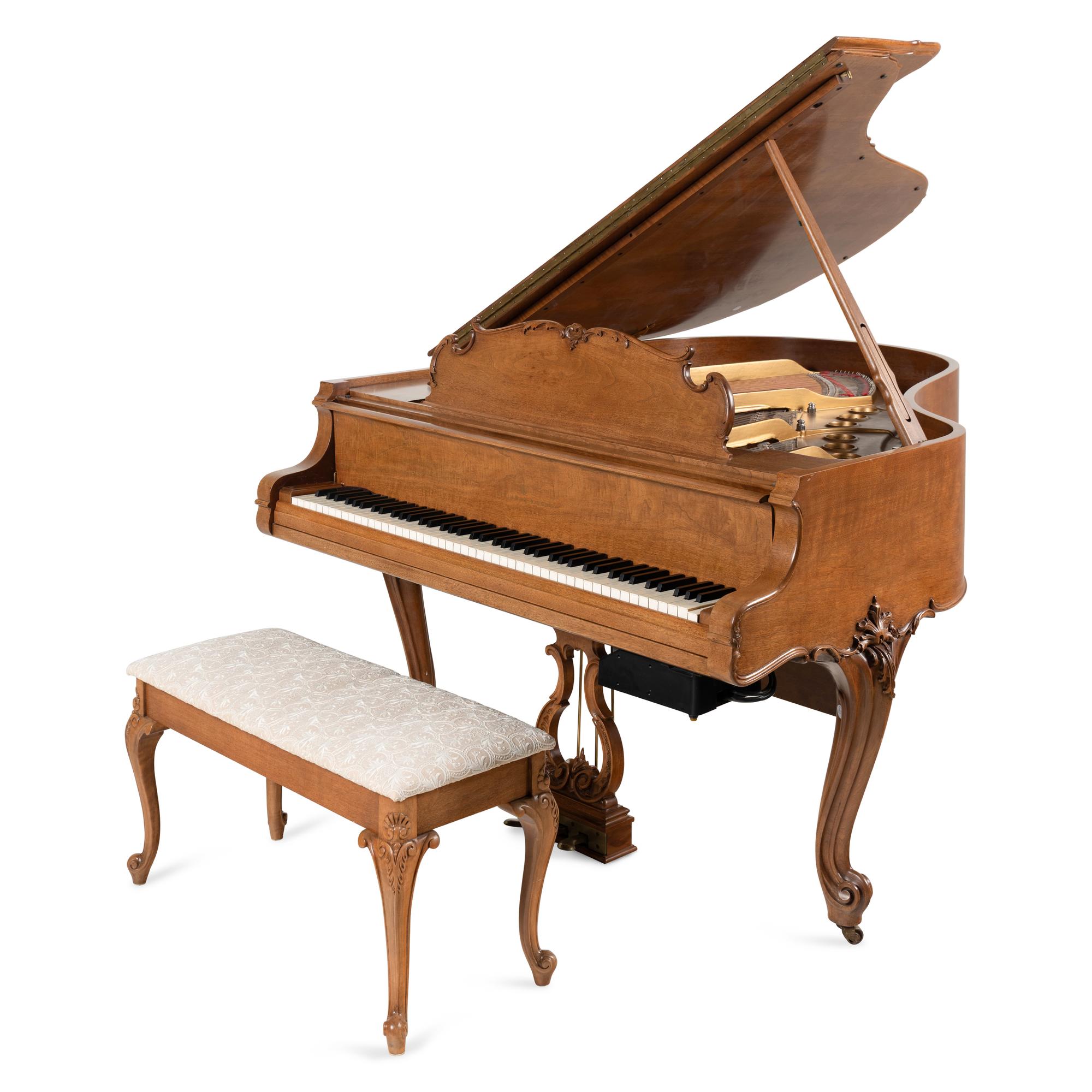 A Steinway and Sons Model M Grand Piano
