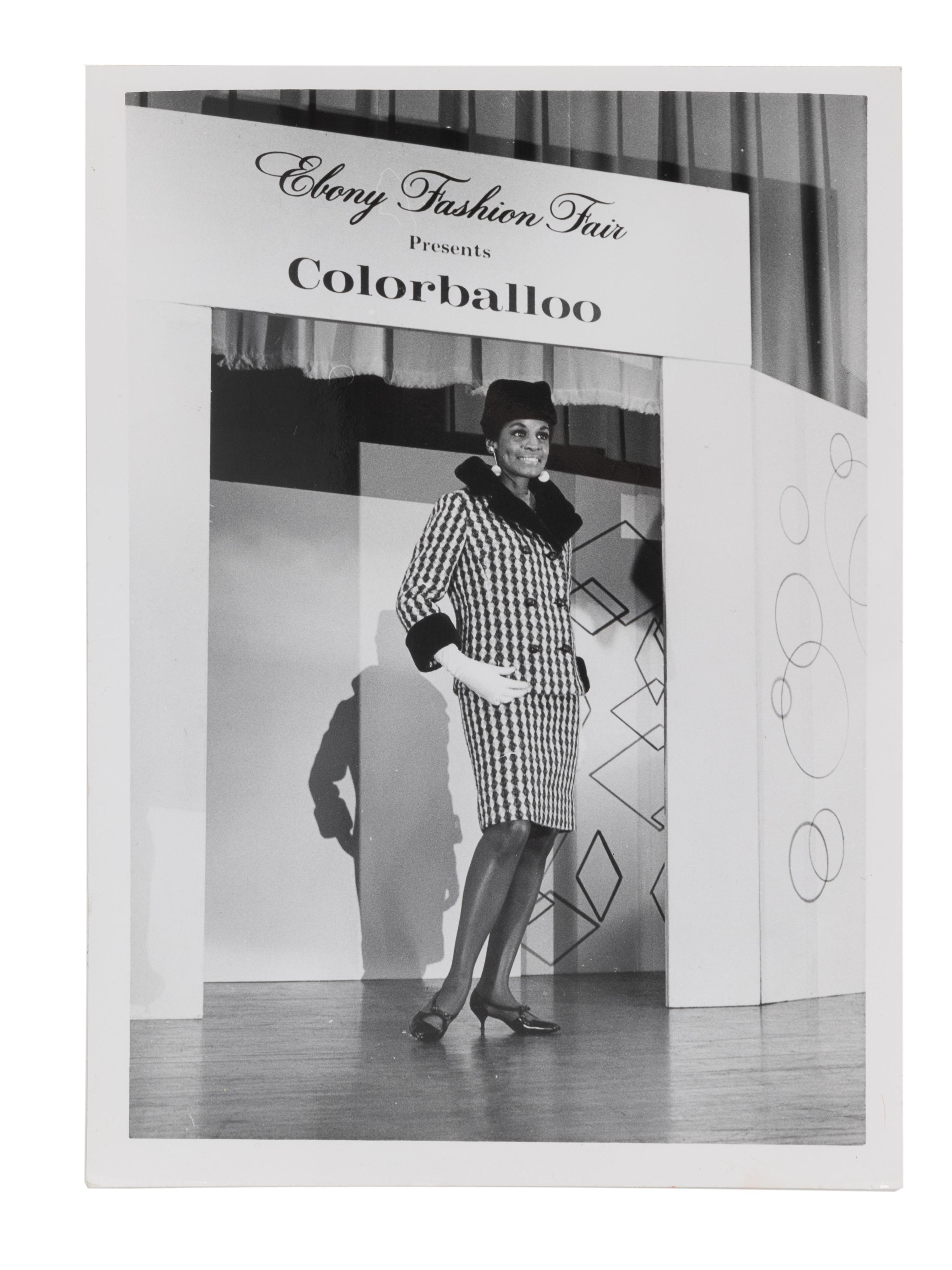 Five 1960s Photographic Prints of Ebony Fashion Fair