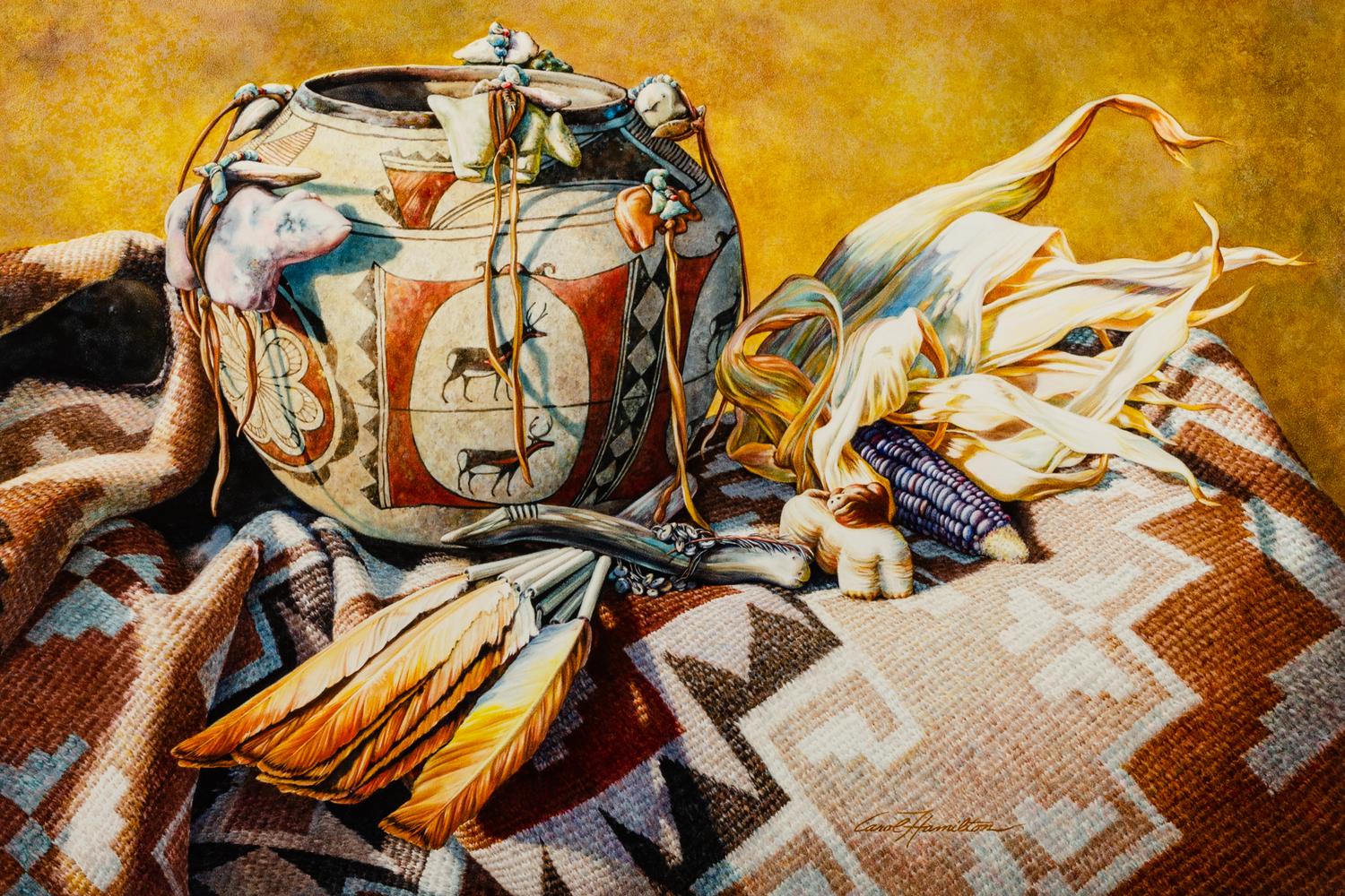 Carol Hamilton 24 x 36 inches — (American, b. 1948)