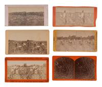 [EARLY PHOTOGRAPHY]. 15 stereoviews of African Americans engaged in agricultural activities.