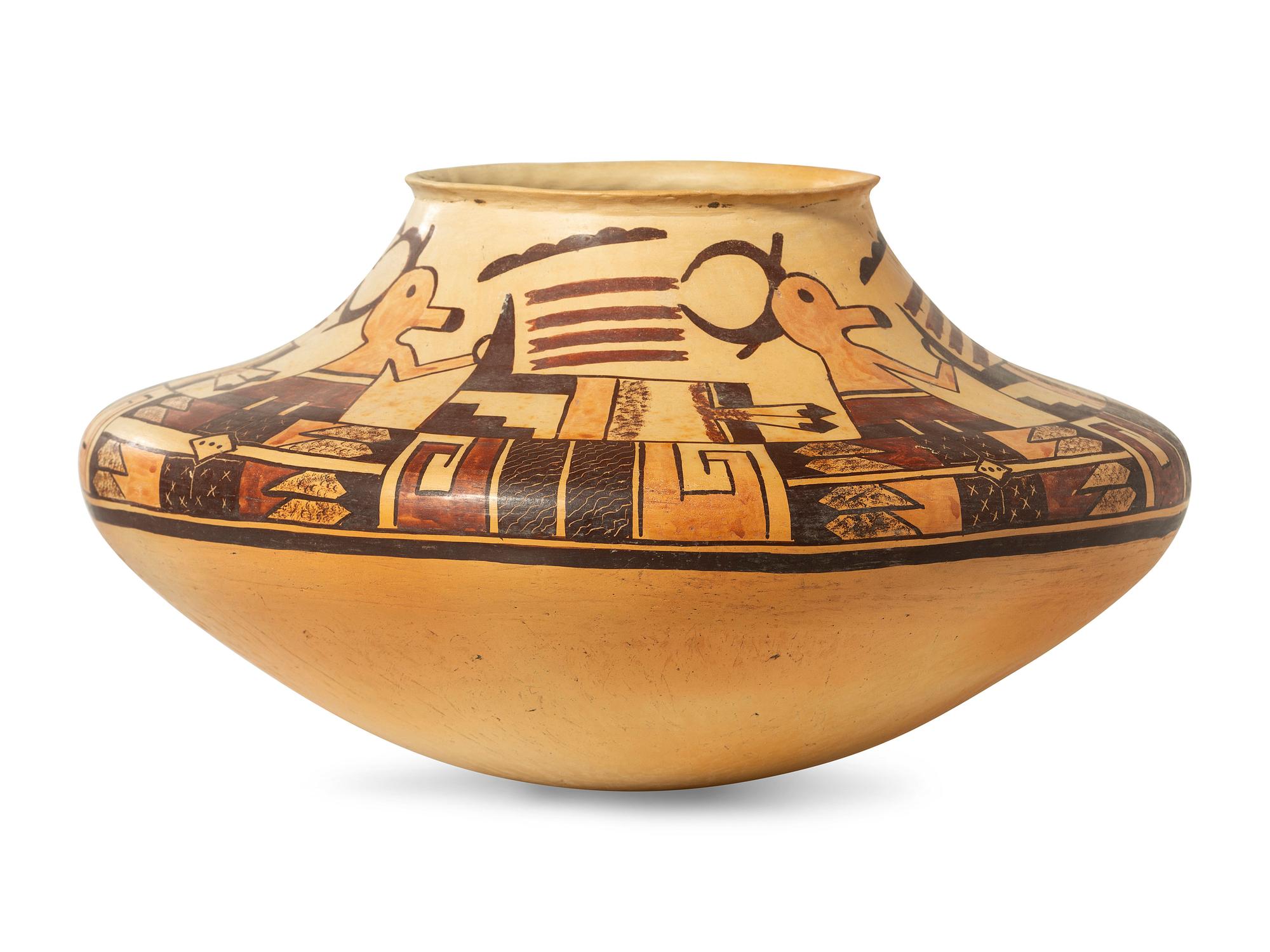 Polychrome Pottery Jar