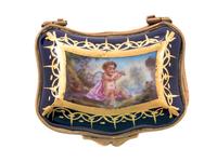 Four Sèvres Style Painted and Parcel Gilt Porcelain Articles