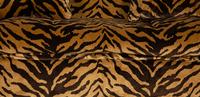 A Contemporary Convertible Sofa with Custom Tiger Print Silk Velvet Upholstery