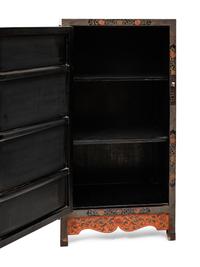 A Pair of Chinese Export Lacquered Cabinets