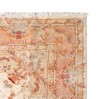 A Tabriz Silk Carpet
