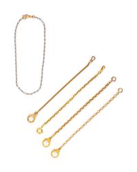 A Collection of Yellow Gold Fob Chains,
