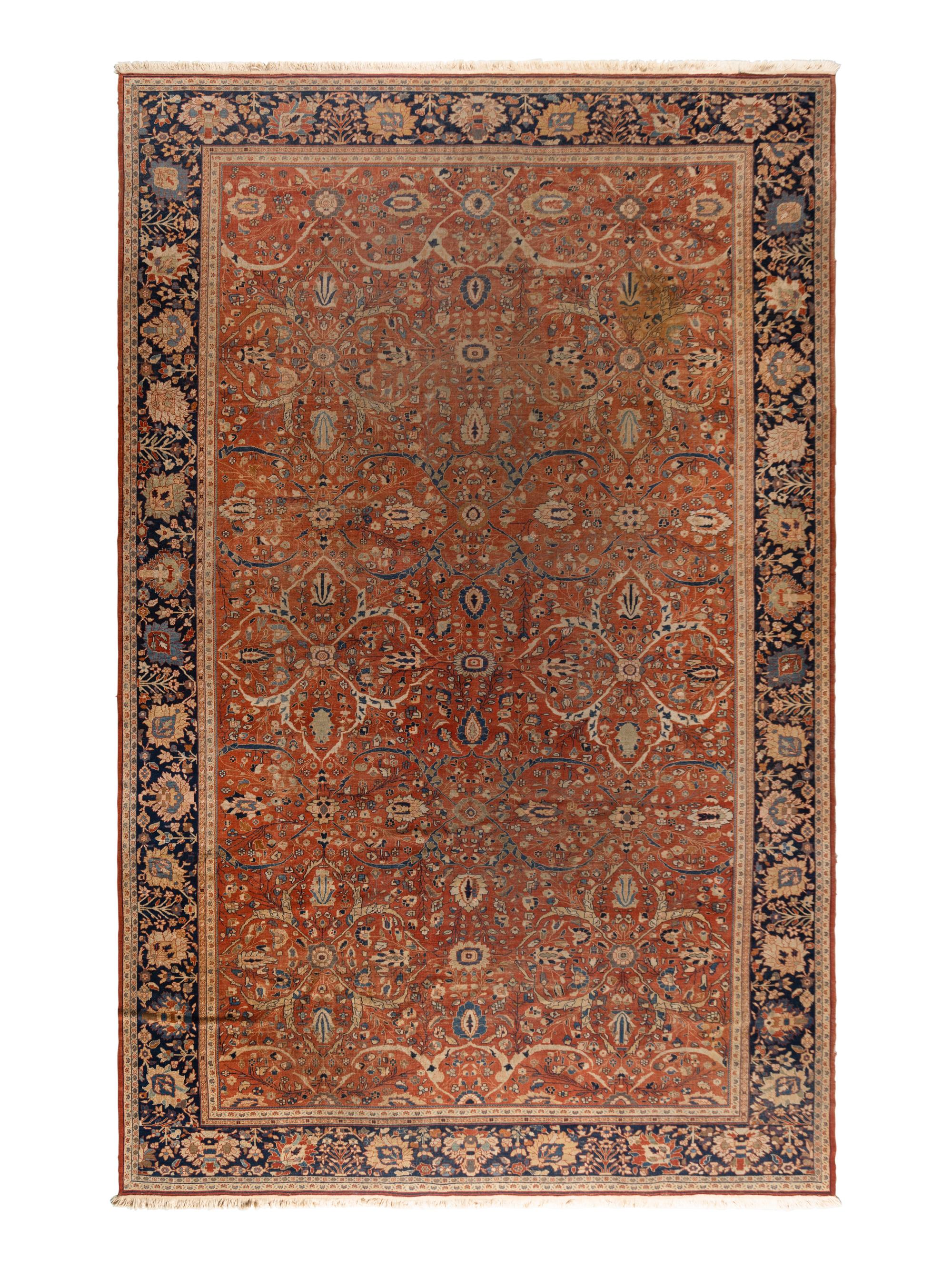 A Mahal Wool Rug