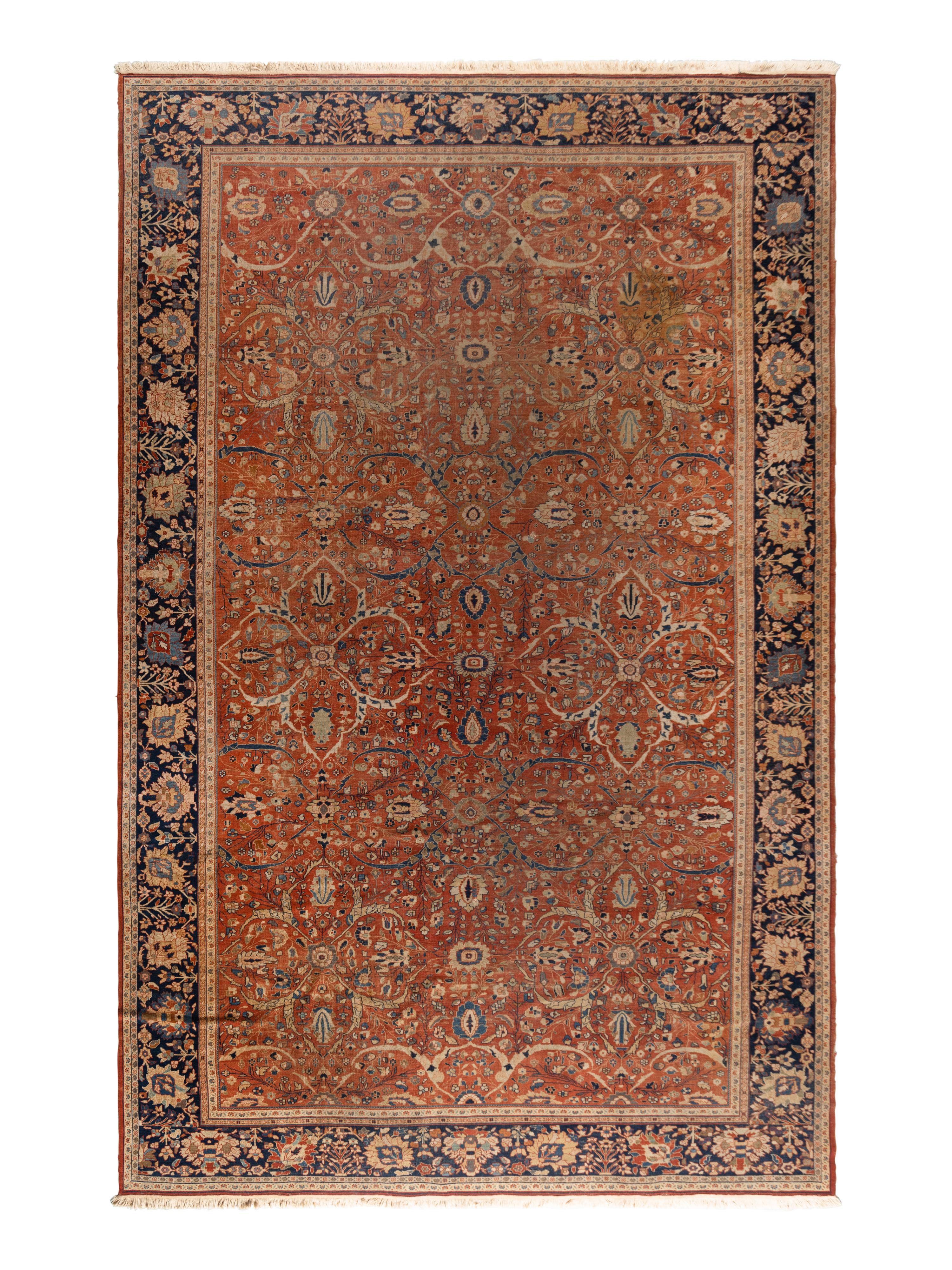 A Mahal Wool Rug