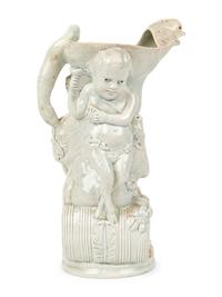 A Ralph Wood-Type "Bacchus and Pan" Jug