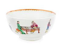 A Small Dr. Wall Worcester Porcelain Waste Bowl — C. 1775