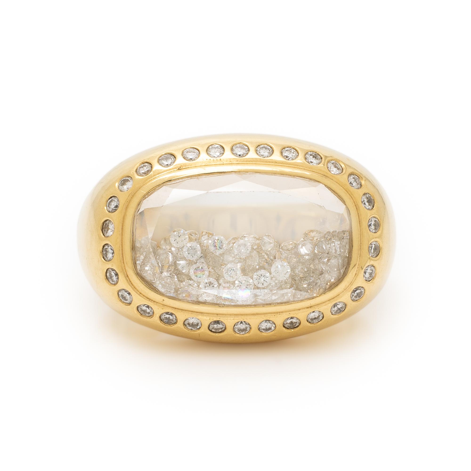 Moritz Glik, 'Maestro Pave Kaleidoscope Shaker', Diamond and Yellow Gold Ring